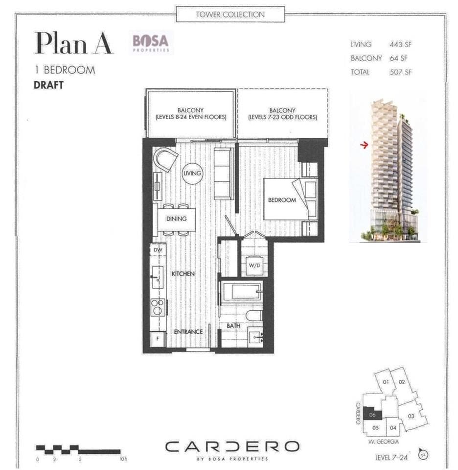 1706 - 620 Cardero Street, Vancouver, V6G 0C7 — photo 2