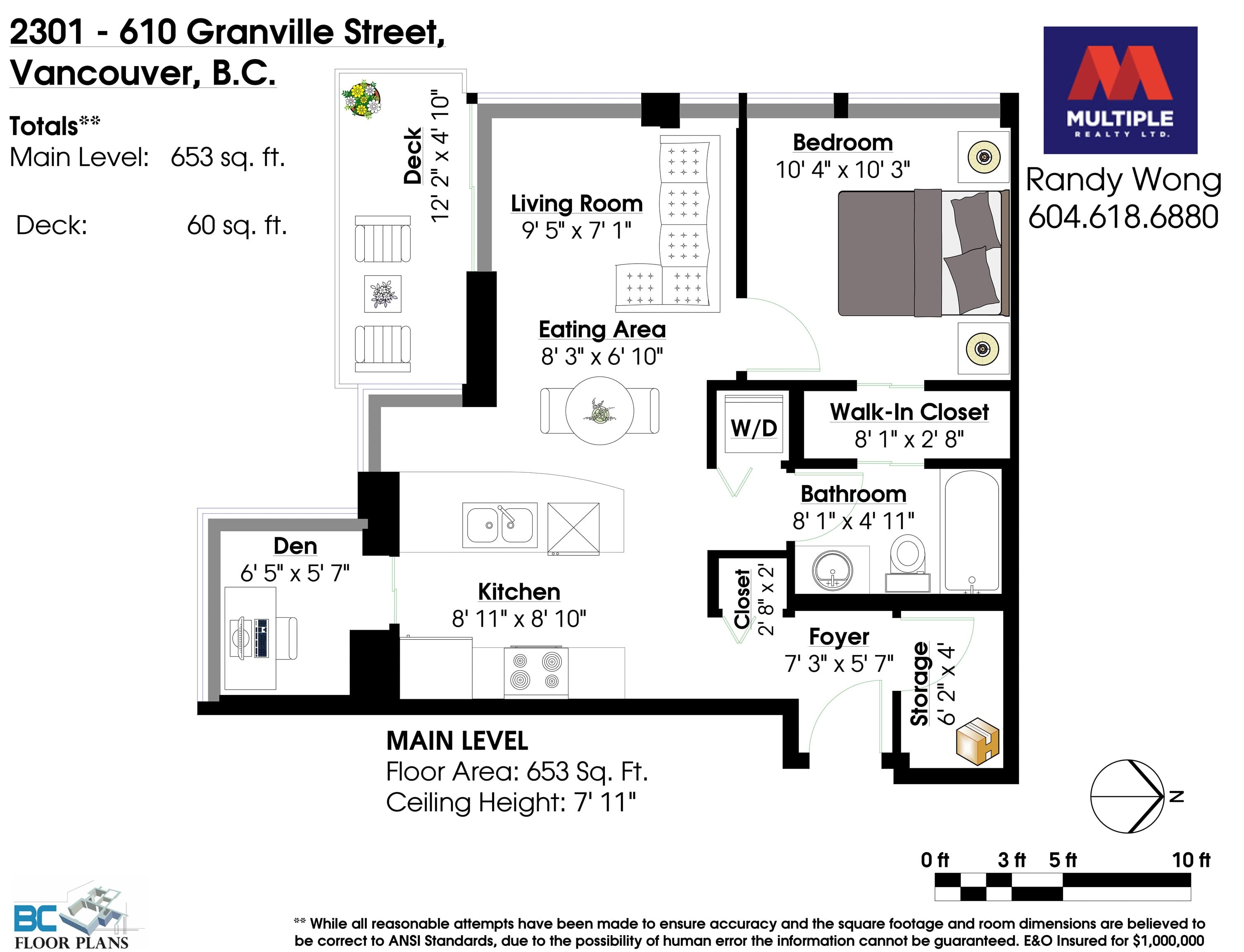 2301 - 610 Granville Street, Vancouver, V6C 3T3 — photo 3