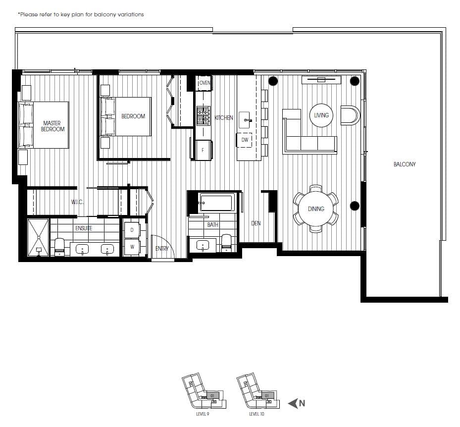 1001 - 5766 Gilbert Road, Richmond, V6X 1B7 — photo 2