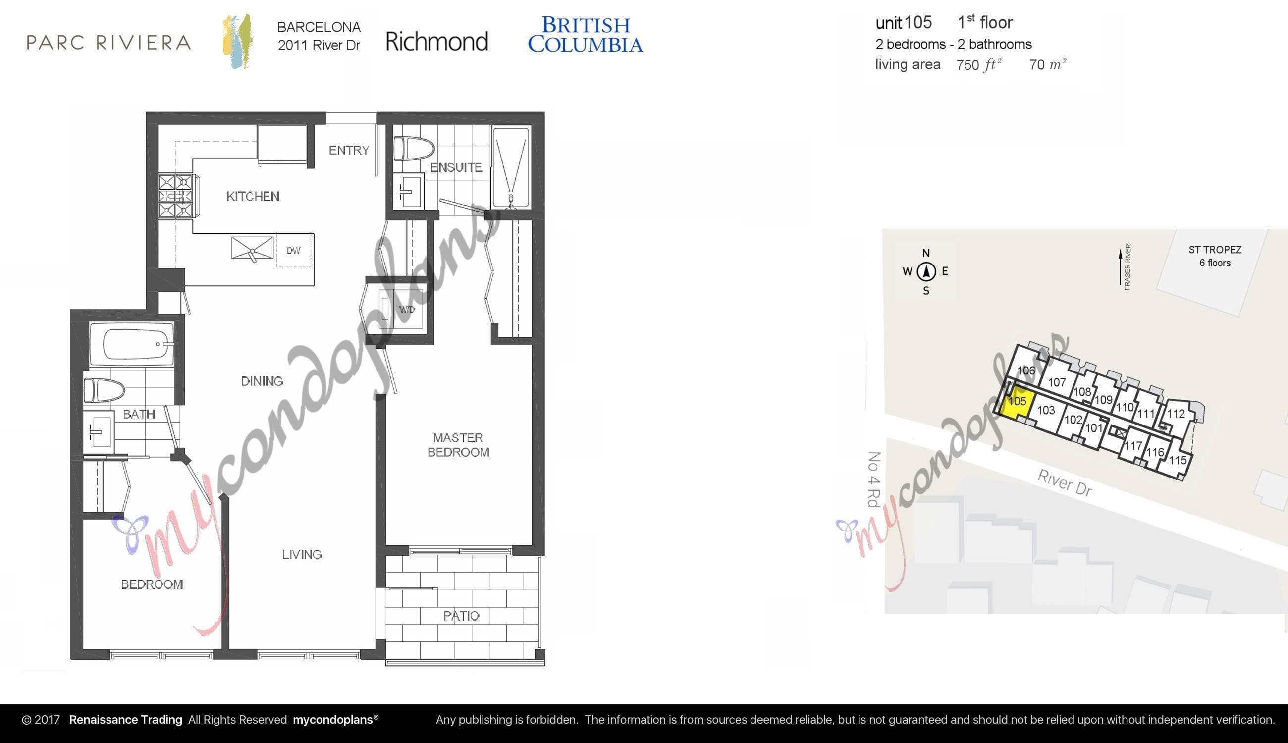 105 - 10011 River Drive, Richmond, V6X 0N2 — photo 2
