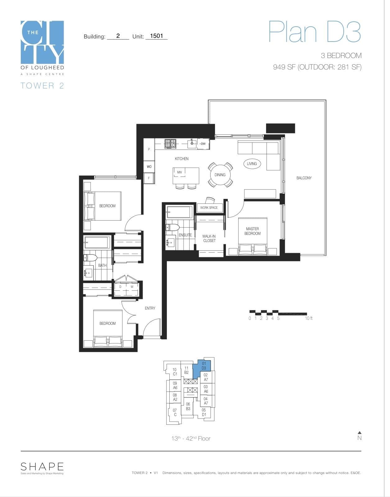 1501 - 3833 Evergreen Place, Burnaby, V3J 0M2 — photo 2