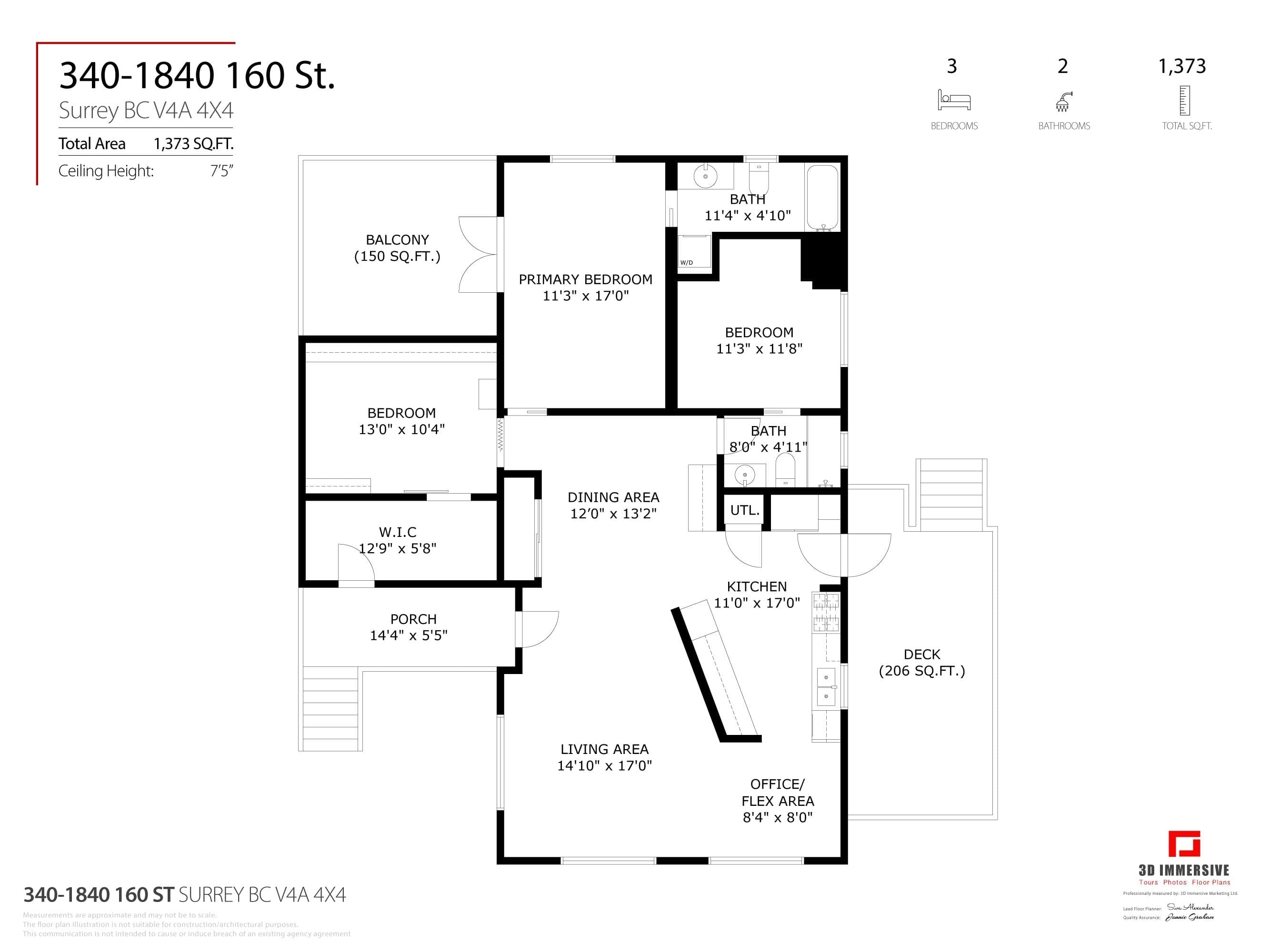340 - 1840 160 Street, Surrey, V4A 4X4 — photo 2