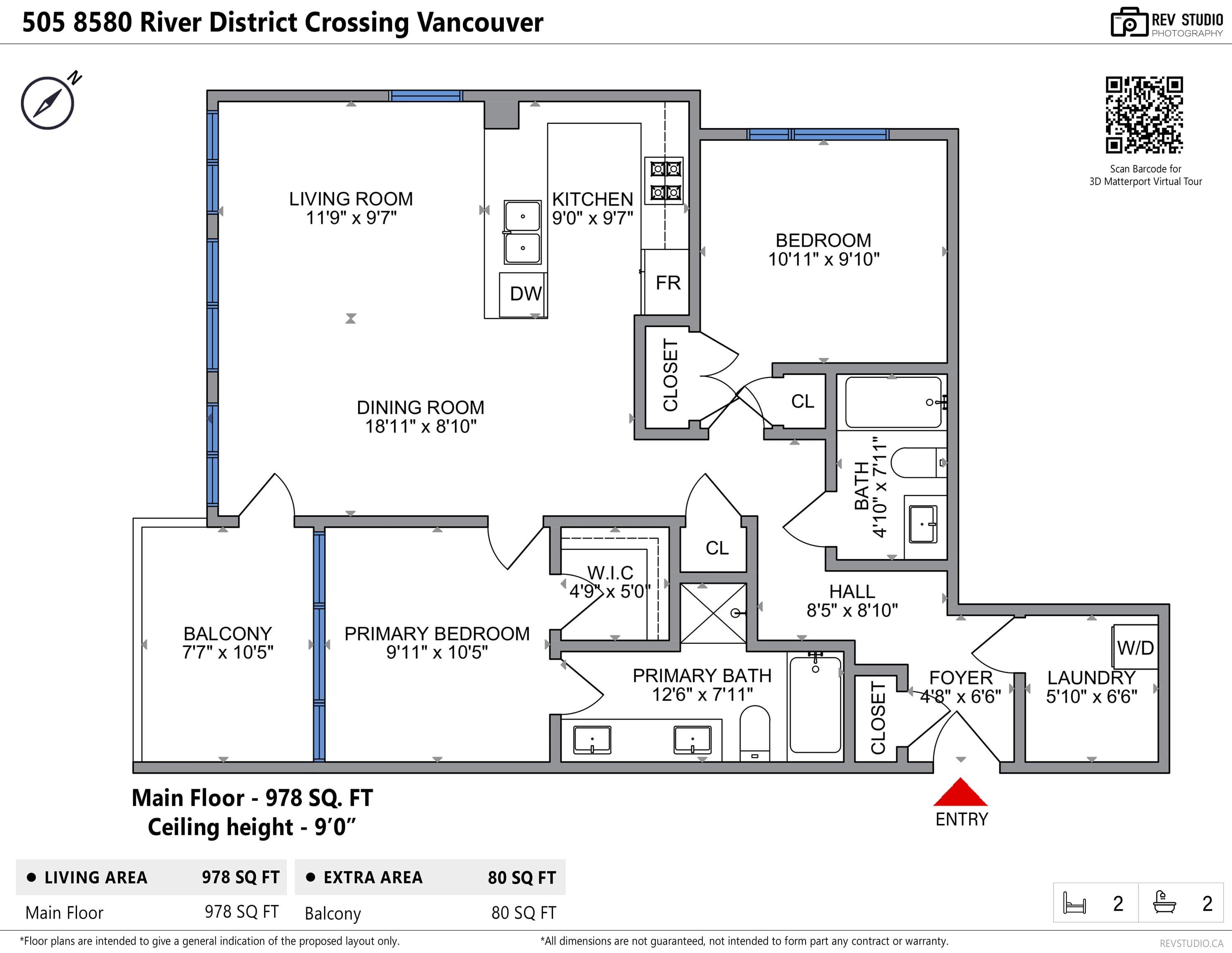 505 - 8580 River District Crossing, Vancouver, V5S 0B9 — photo 2