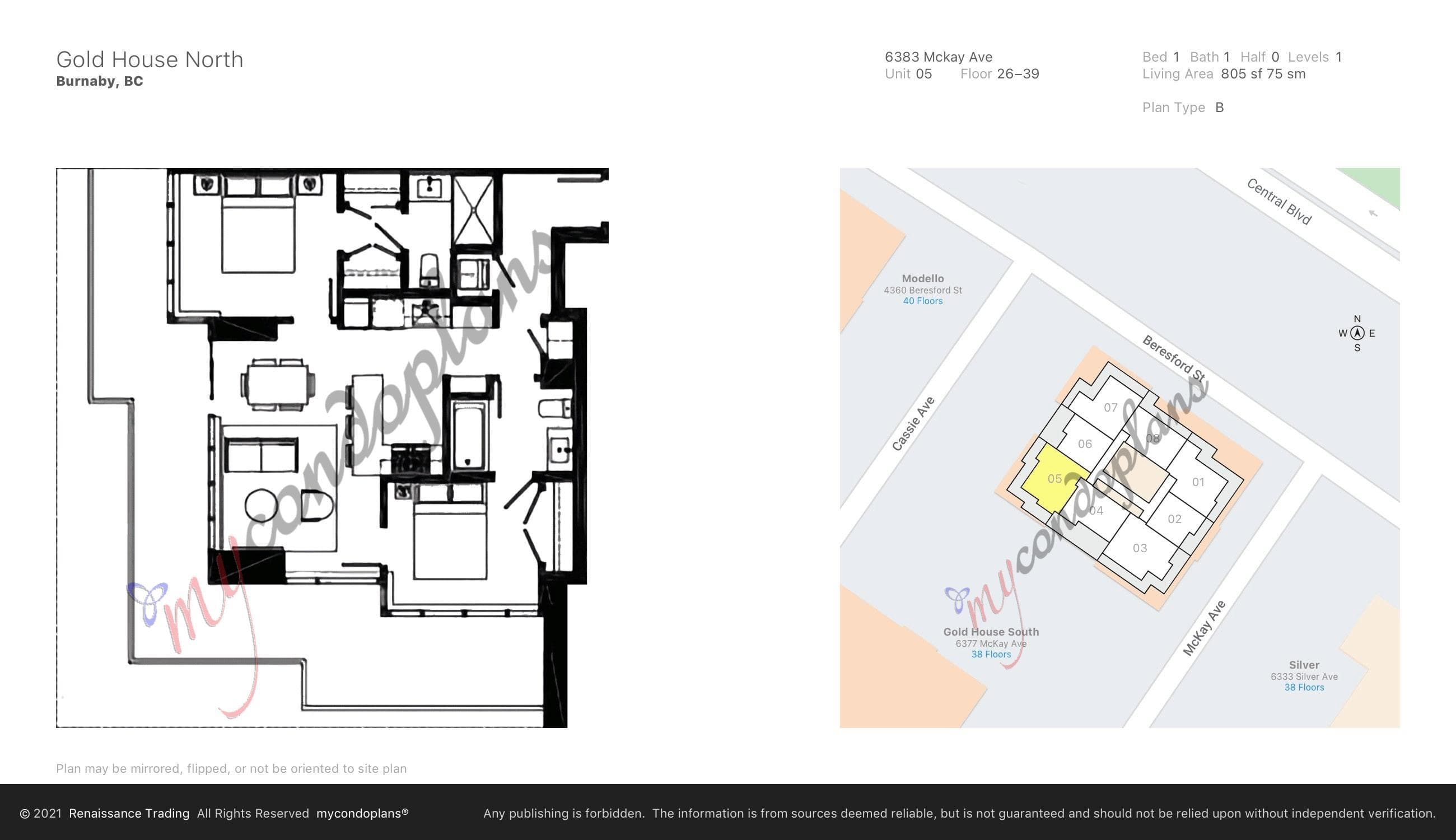 3605 - 6383 Mckay Avenue, Burnaby, V5H 0H8 — photo 2