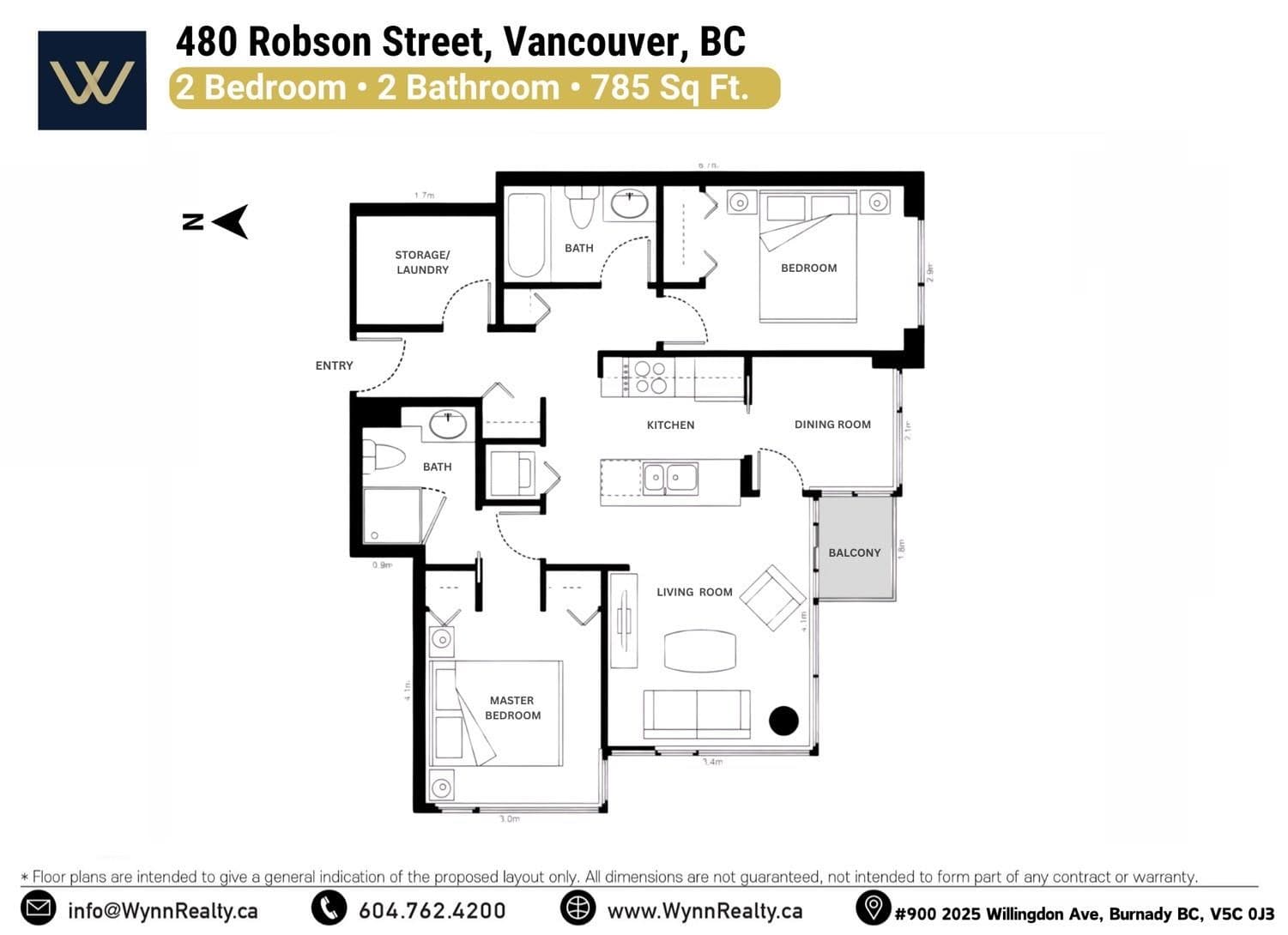906 - 480 Robson Street, Vancouver, V6B 1S1 — photo 5