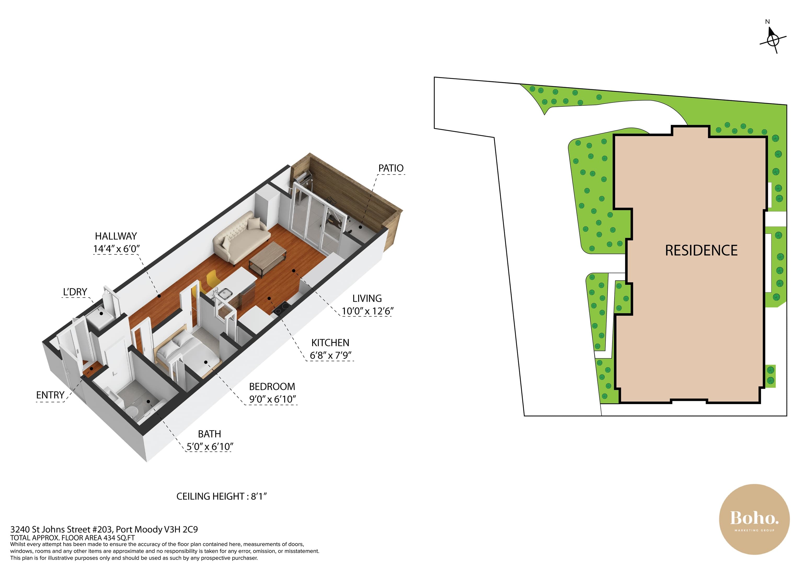 203 - 3240 St Johns Street, Port Moody, V3H 0C1 — photo 2