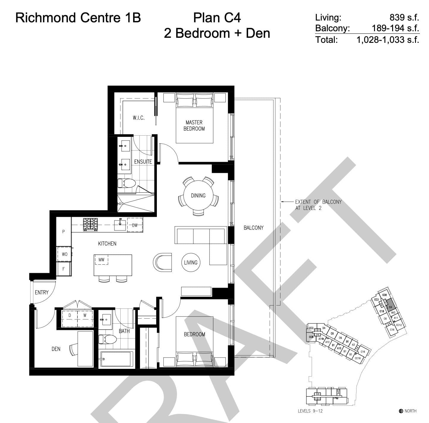 1103 - 6788 Minoru Boulevard, Richmond, V6Y 0M6 — photo 3