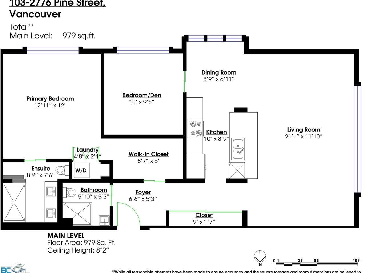 103 - 2776 Pine Street, Vancouver, V6J 3G2 — photo 3