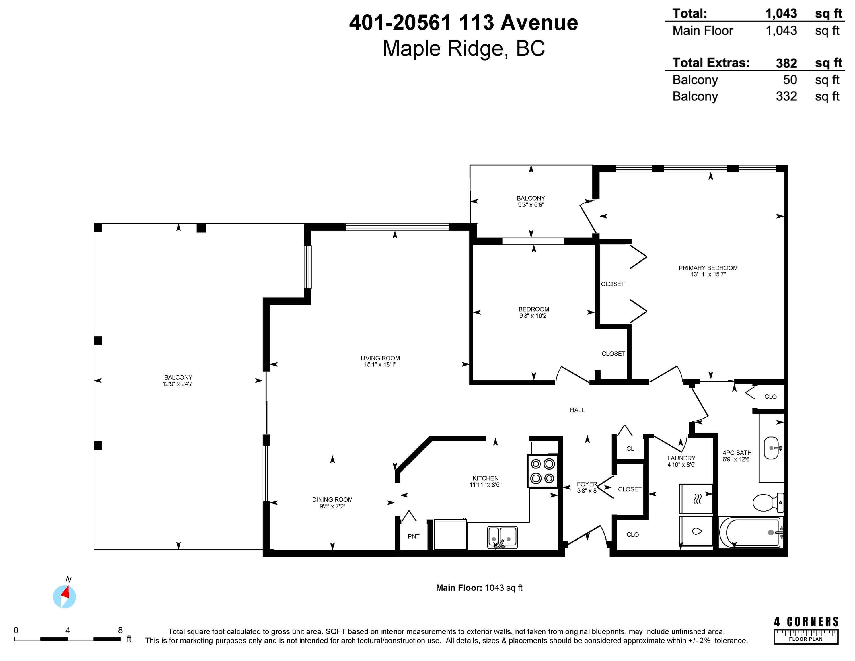 401 - 20561 113 Avenue, Maple Ridge, V2X 1E2 — photo 2
