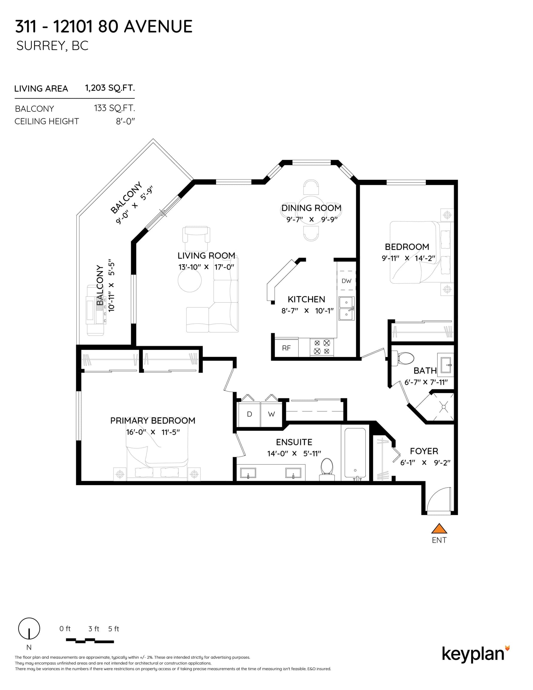 311 - 12101 80 Avenue, Surrey, V3W 5V6 — photo 2
