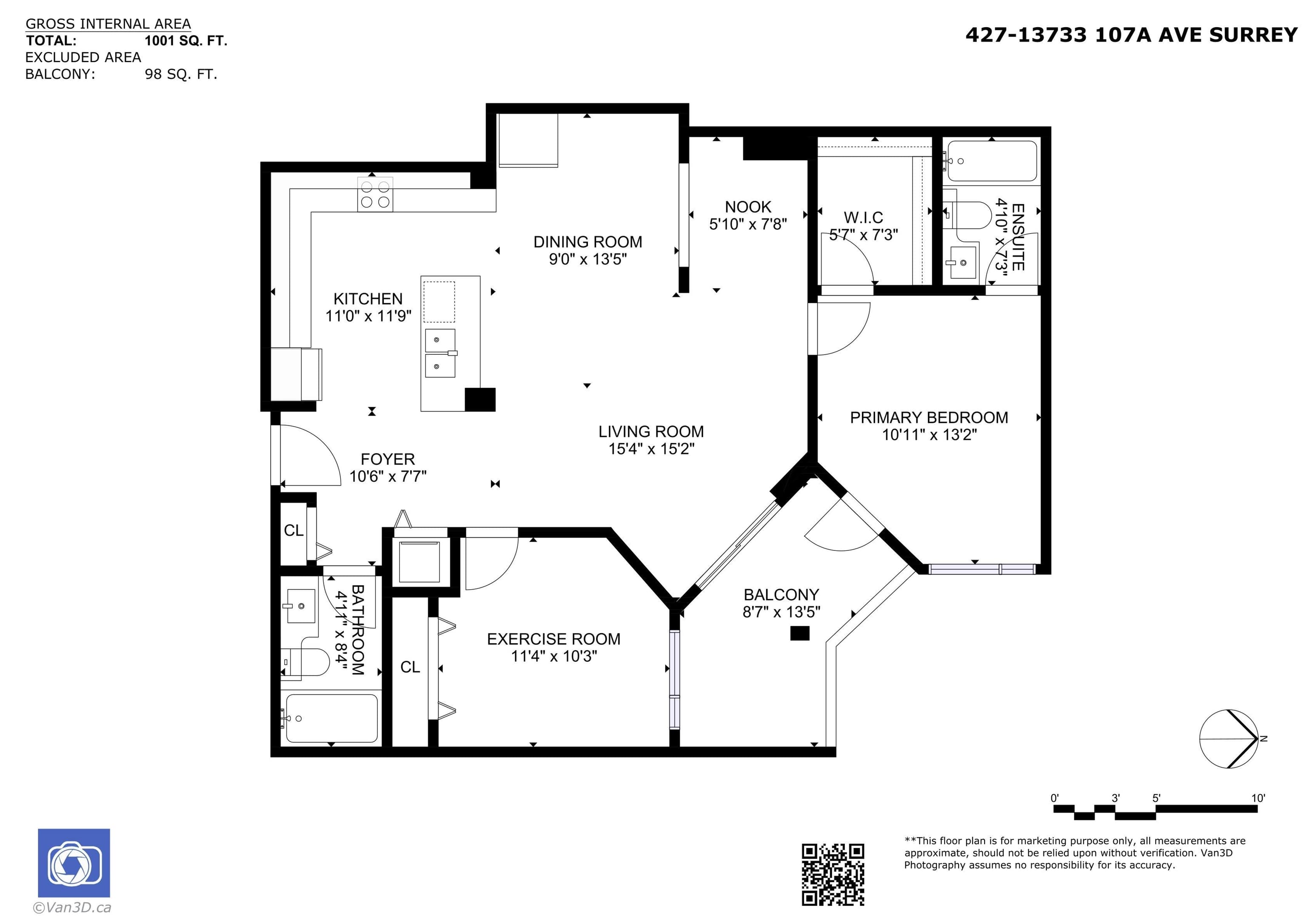 427 - 13733 107a Avenue, Surrey, V3T 0B7 — photo 2
