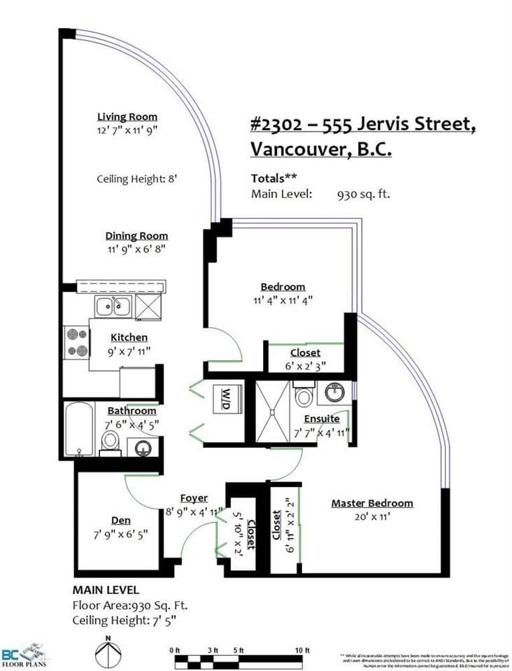2302 - 555 Jervis Street, Vancouver, V6E 4N1 — photo 4