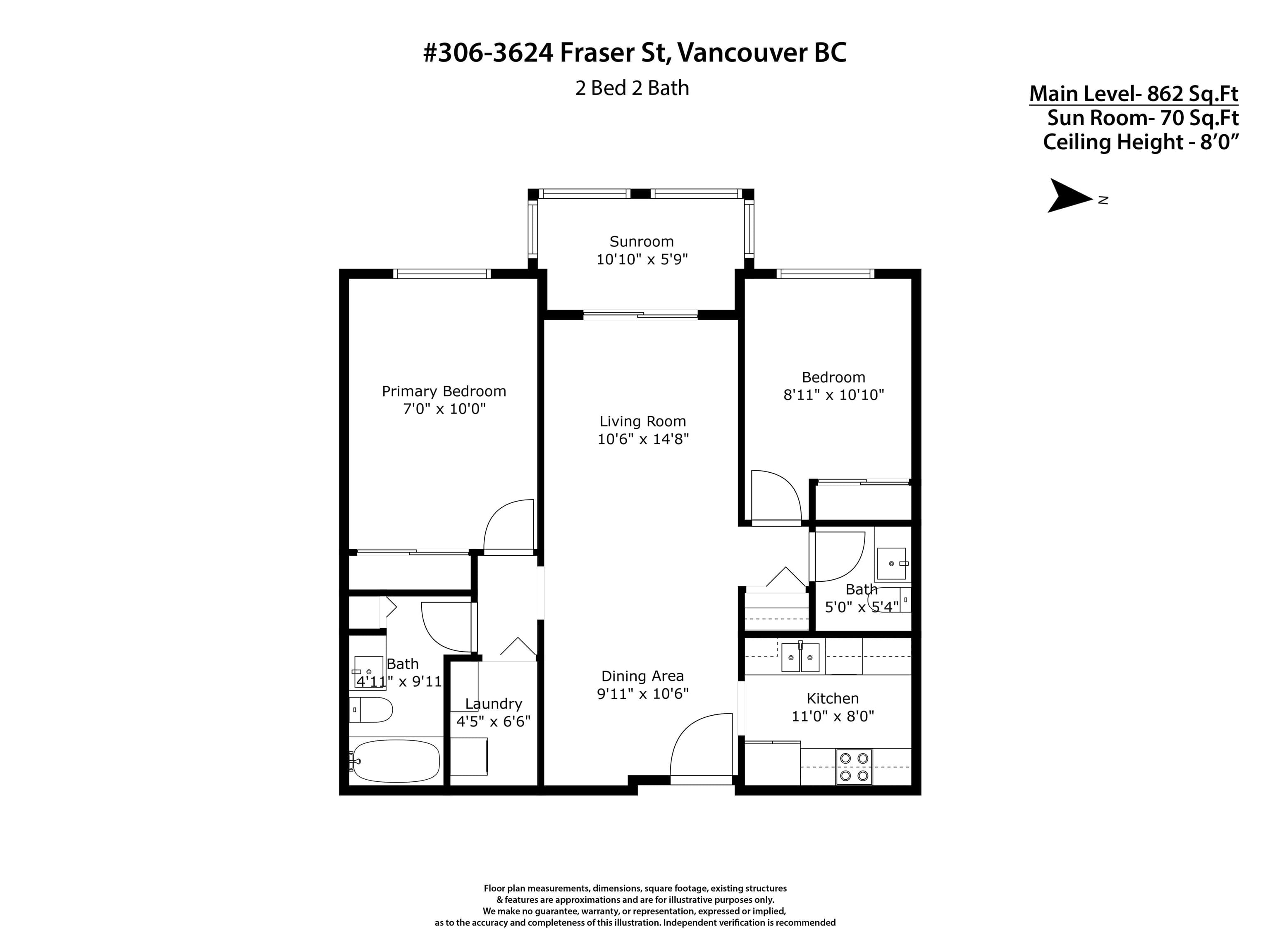 306 - 3624 Fraser Street, Vancouver, V5V 4C8 — photo 2