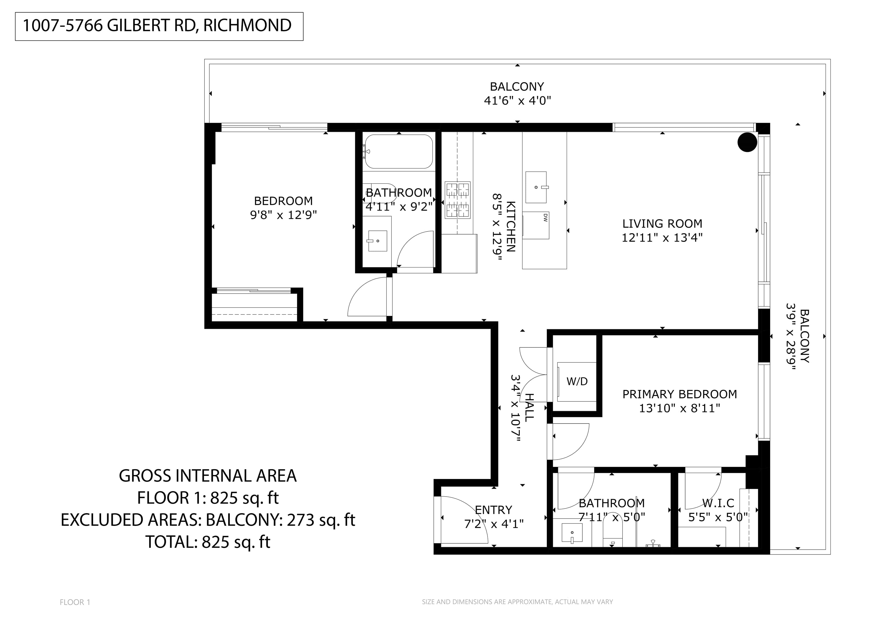 1007 - 5766 Gilbert Road, Richmond, V6X 1B7 — photo 3