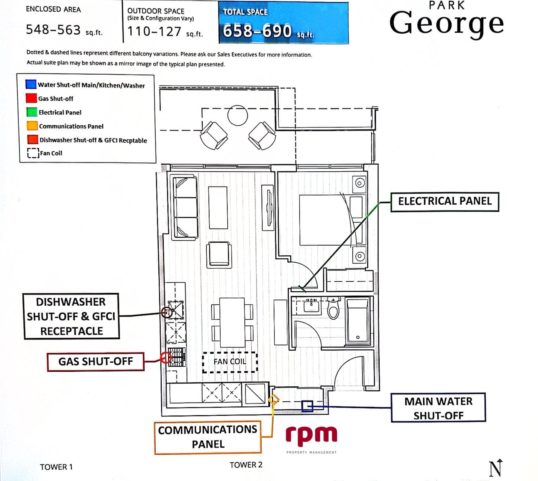 2210 - 13768 100 Avenue, Surrey, V3T 0V2 — photo 2