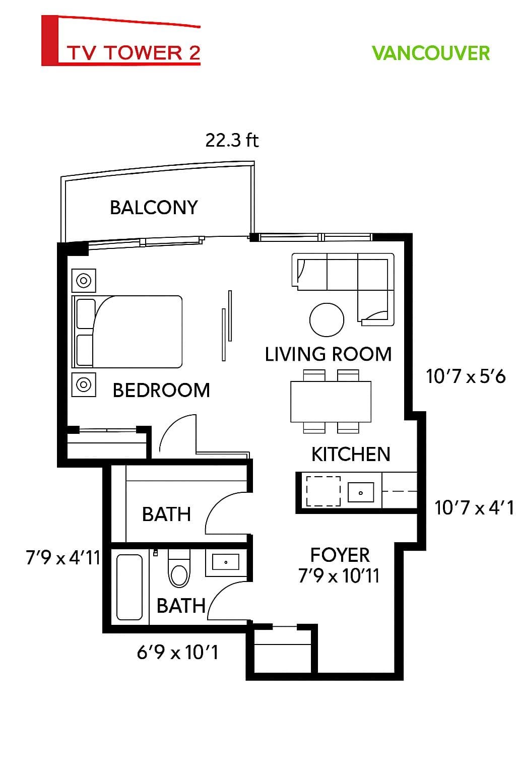 1801 - 233 Robson Street, Vancouver, V6B 0E8 — photo 2