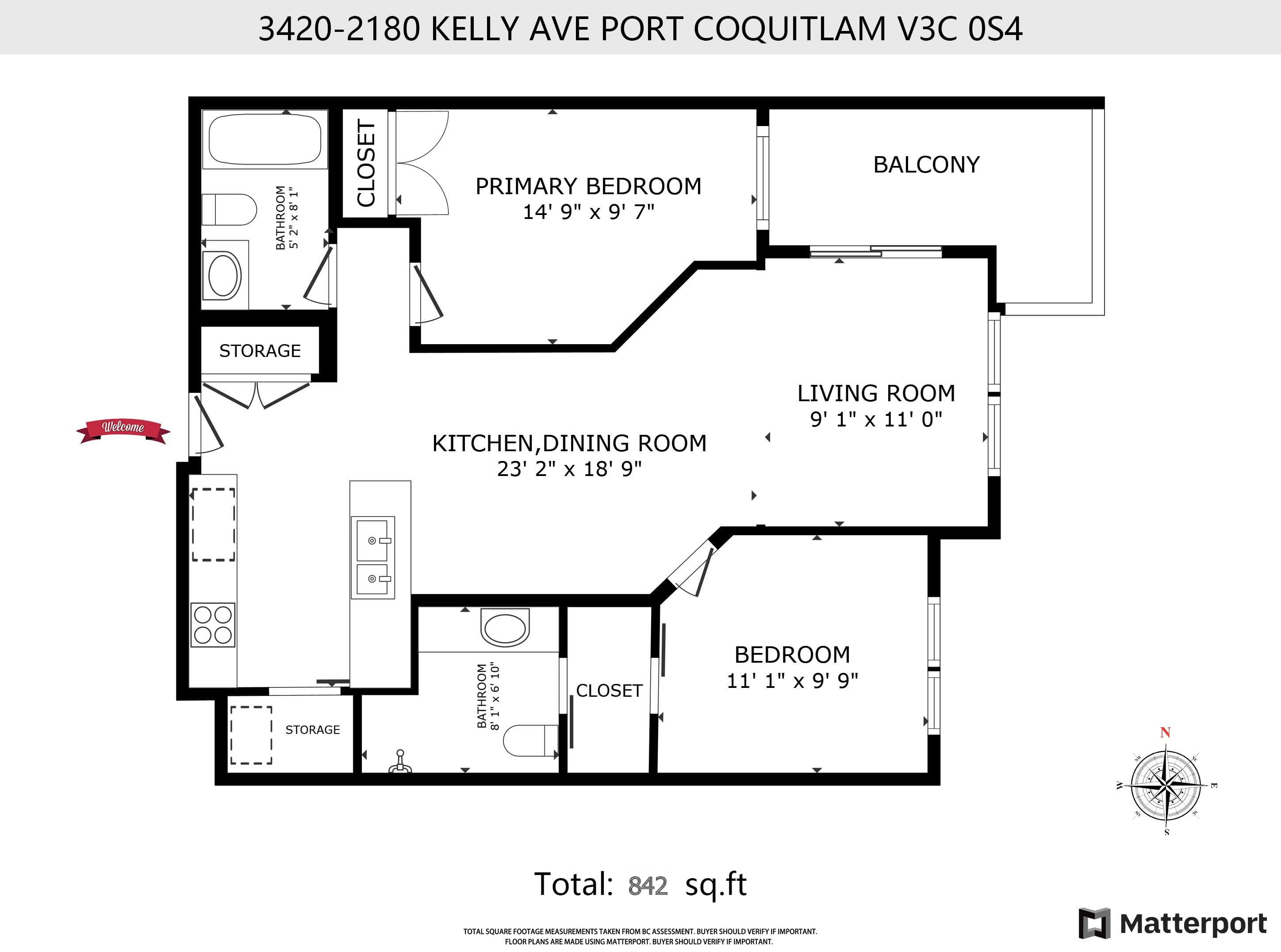 3420 - 2180 Kelly Avenue, Port Coquitlam, V3C 0S4 — photo 2