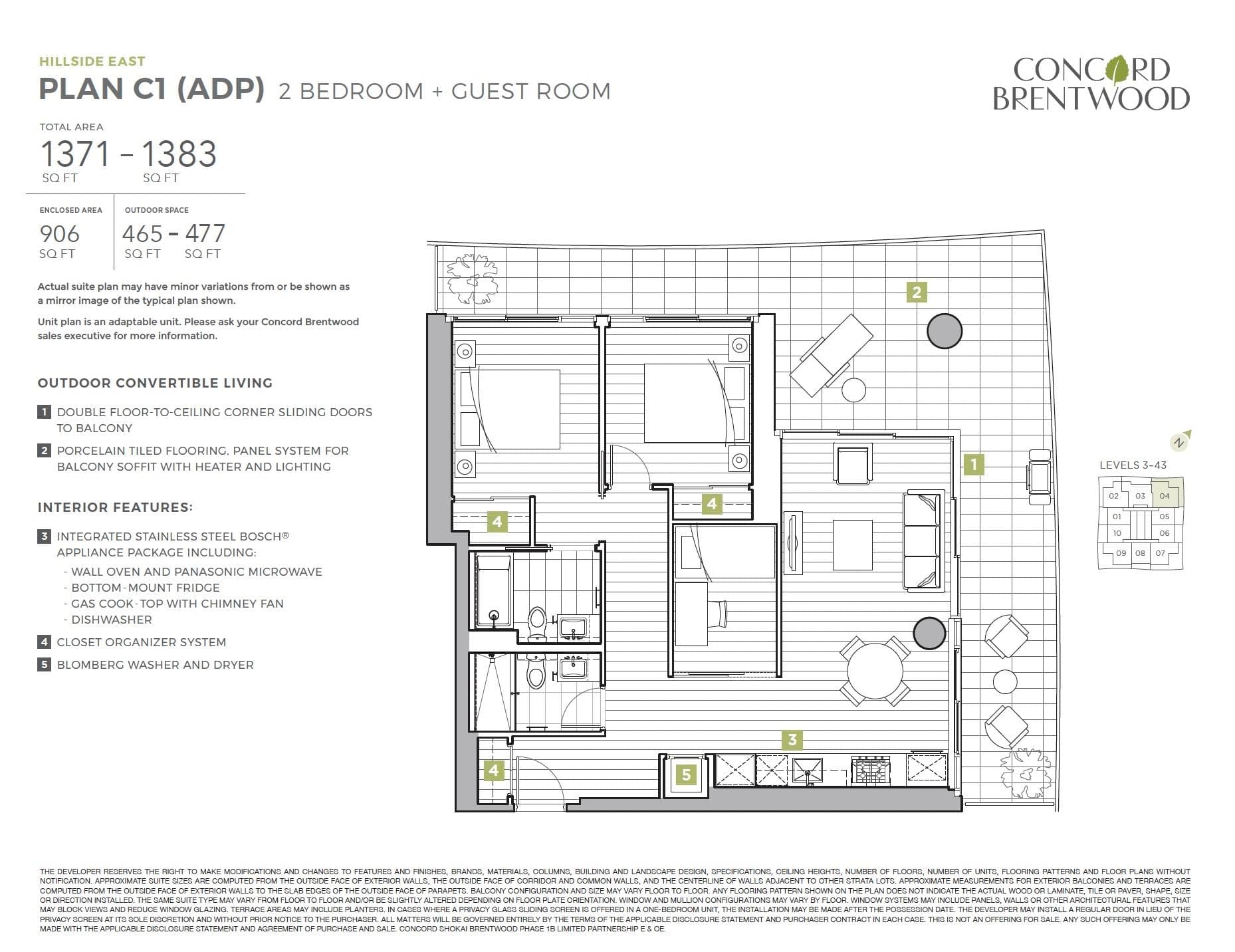 2204 - 4880 Lougheed Highway, Burnaby, V5C 0N1 — photo 2
