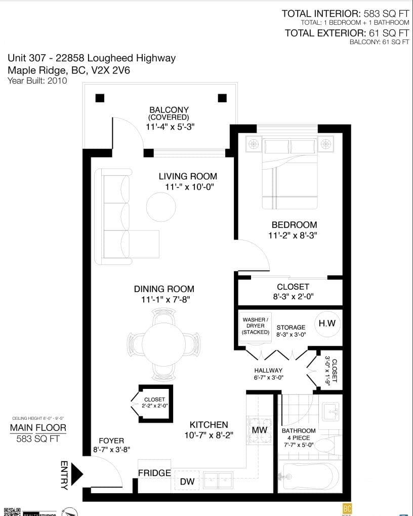 307 - 22858 Lougheed Highway, Maple Ridge, V2X 2V6 — photo 2