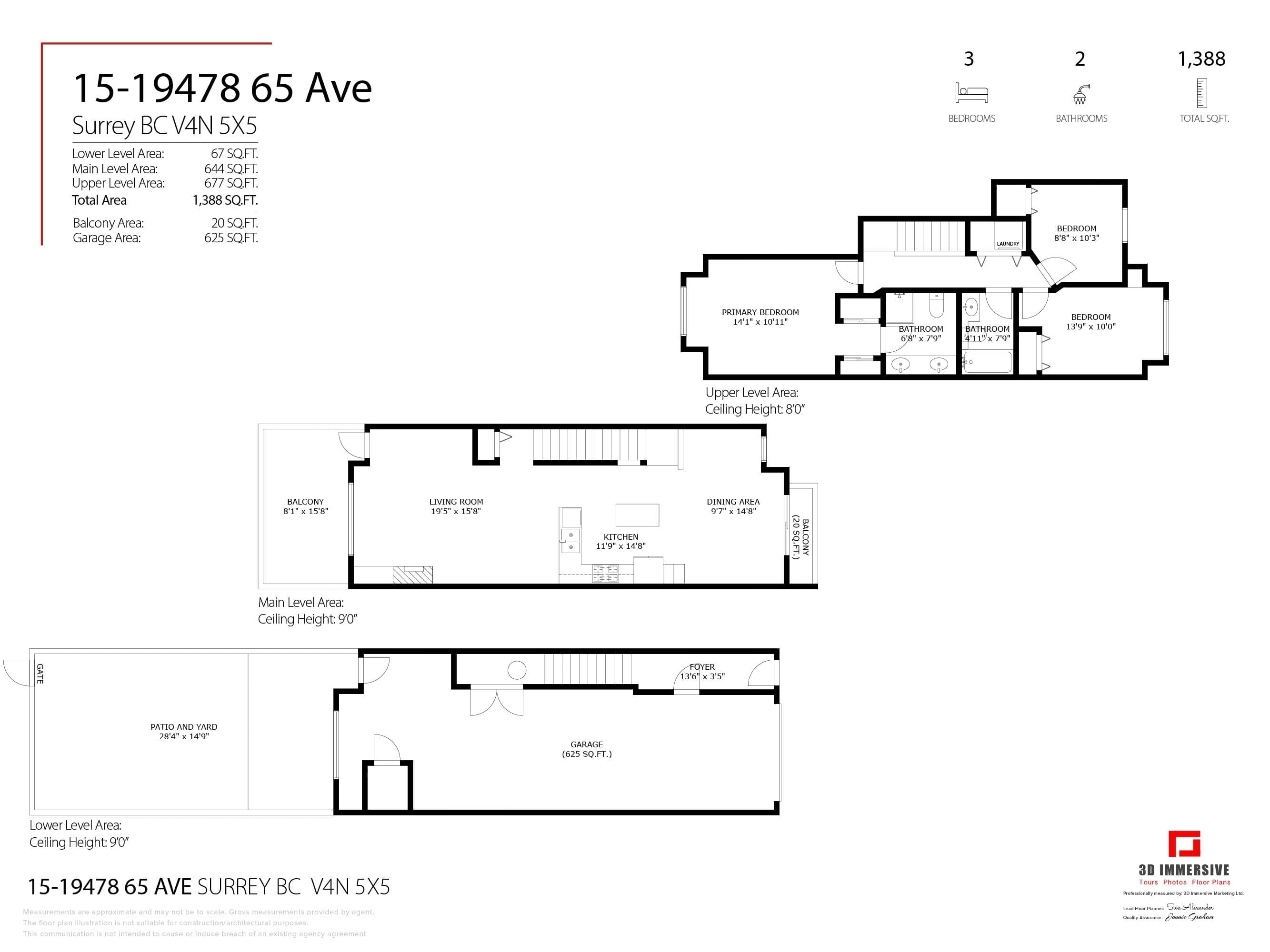 15 - 19478 65 Avenue, Surrey, V4N 5X5 — photo 2
