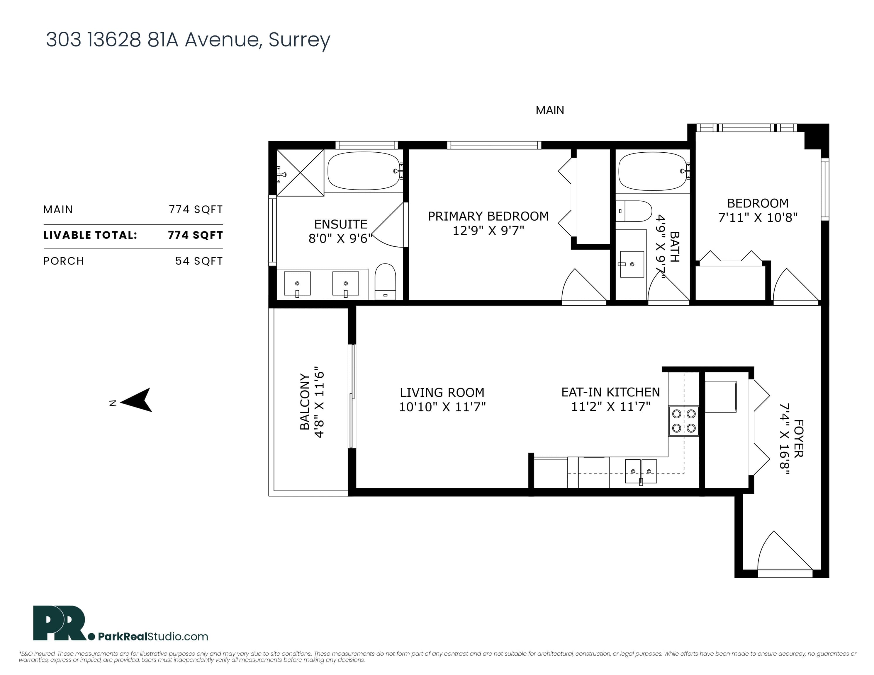 303 - 13628 81a Avenue, Surrey, V3W 3E2 — photo 3