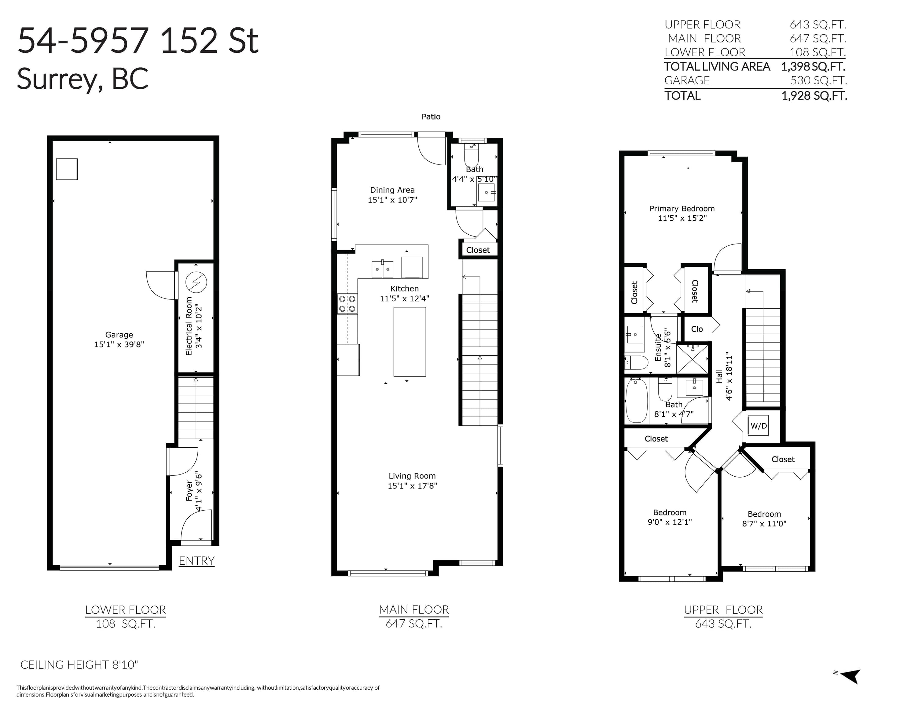 54 - 5957 152 Street, Surrey, V3S 3K4 — photo 3
