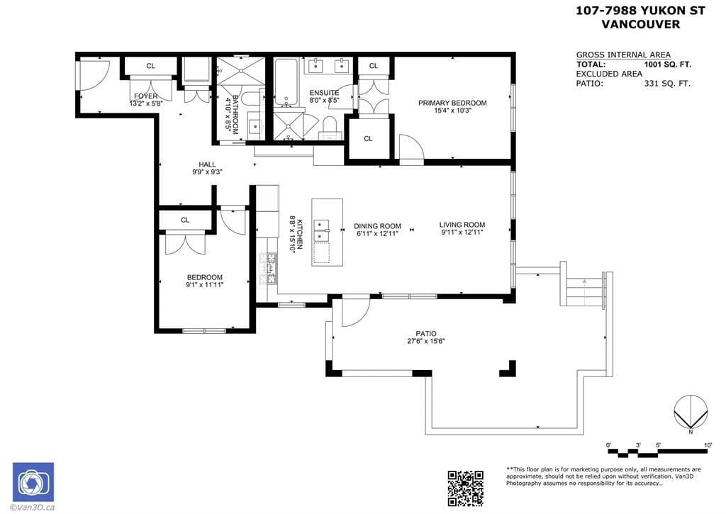 107 - 7988 Yukon Street, Vancouver, V5X 2Y7 — photo 2