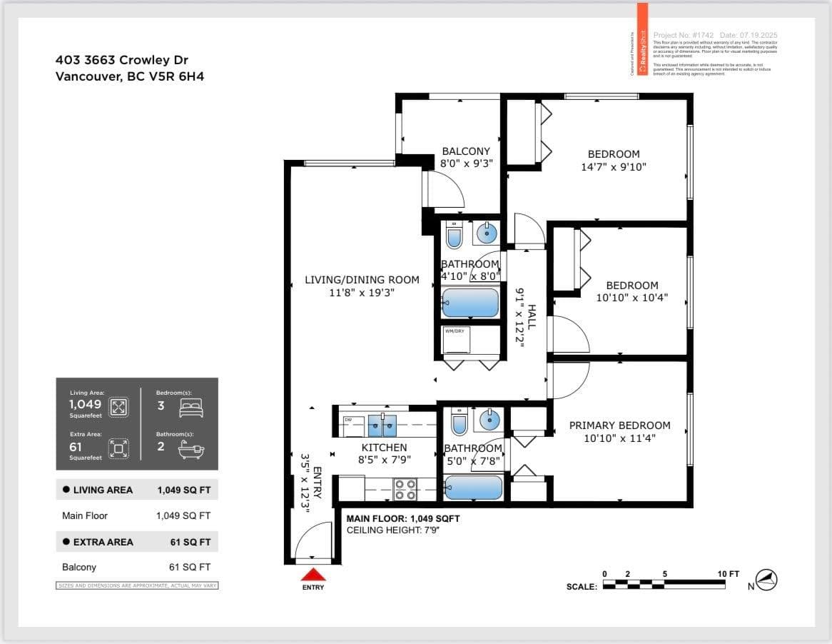 403 - 3663 Crowley Drive, Vancouver, V5R 6H4 — photo 4