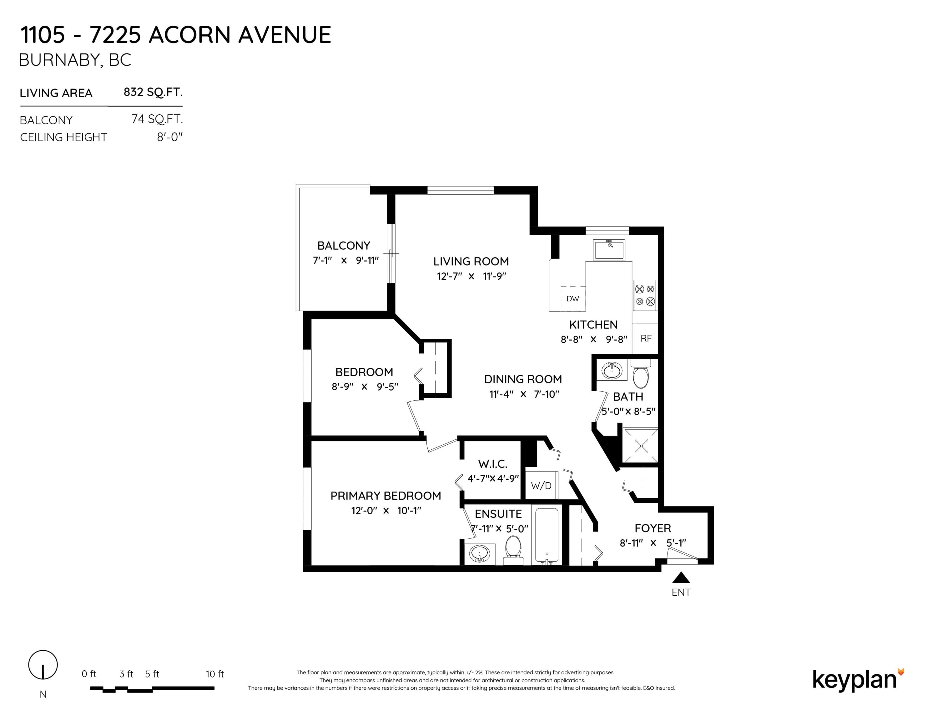 1105 - 7225 Acorn Avenue, Burnaby, V5E 0A9 — photo 2