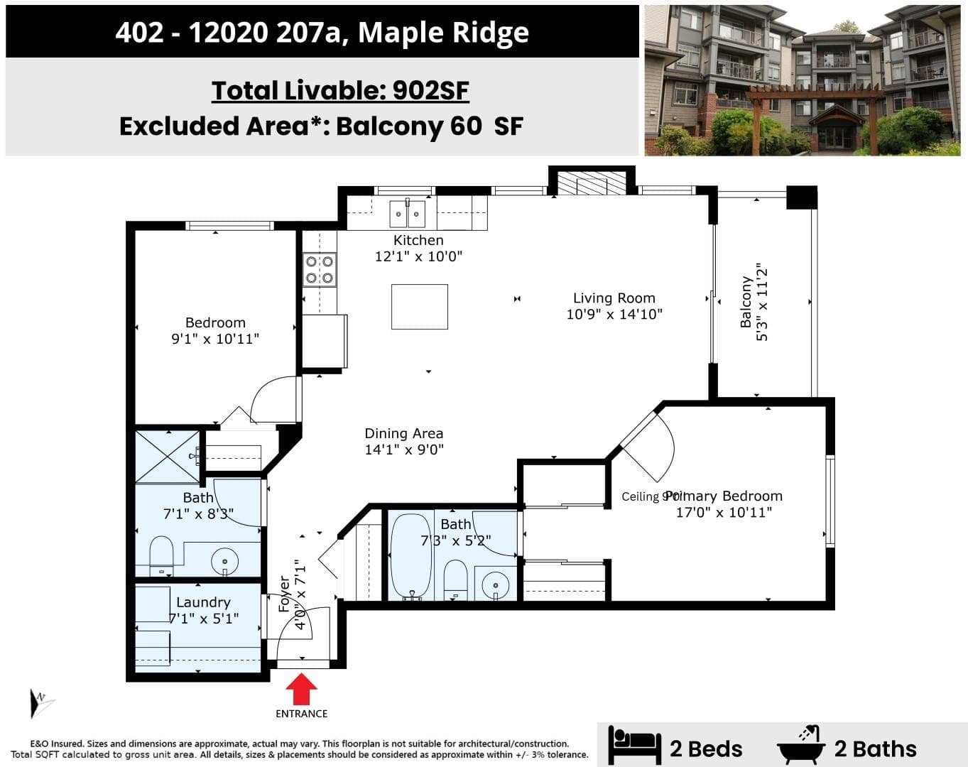402 - 12020 207a Street, Maple Ridge, V2X 8V2 — photo 4