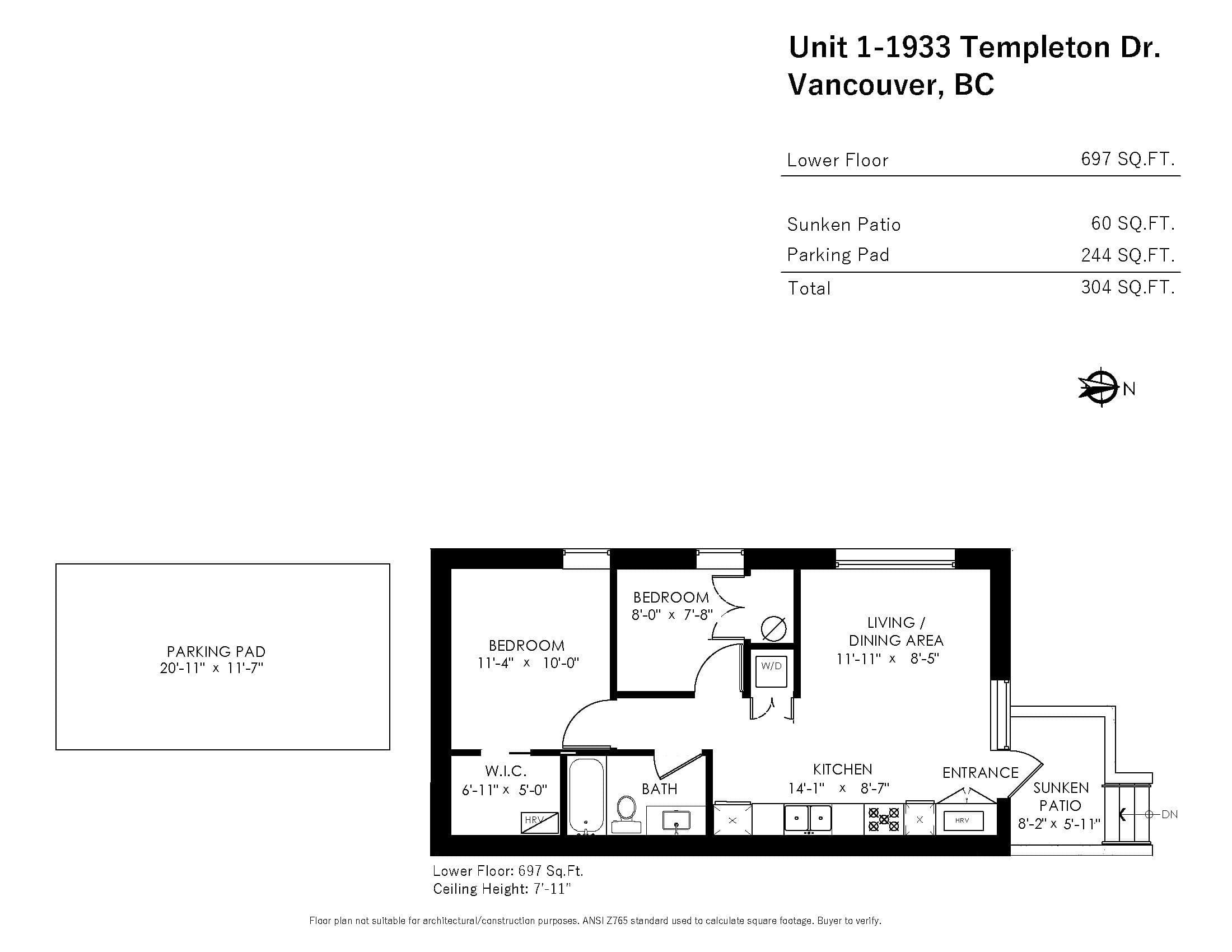 1 - 1937 Templeton Drive, Vancouver, V5N 4V9 — photo 2