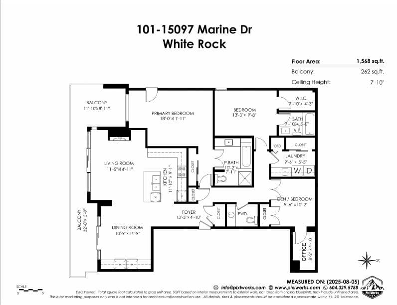 101 - 15097 Marine Drive, White Rock, V4B 1C5 — photo 2