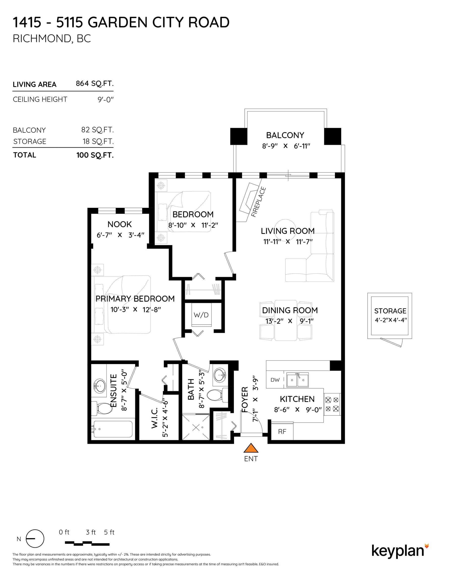 1415 - 5115 Garden City Road, Richmond, V6X 4H6 — photo 2