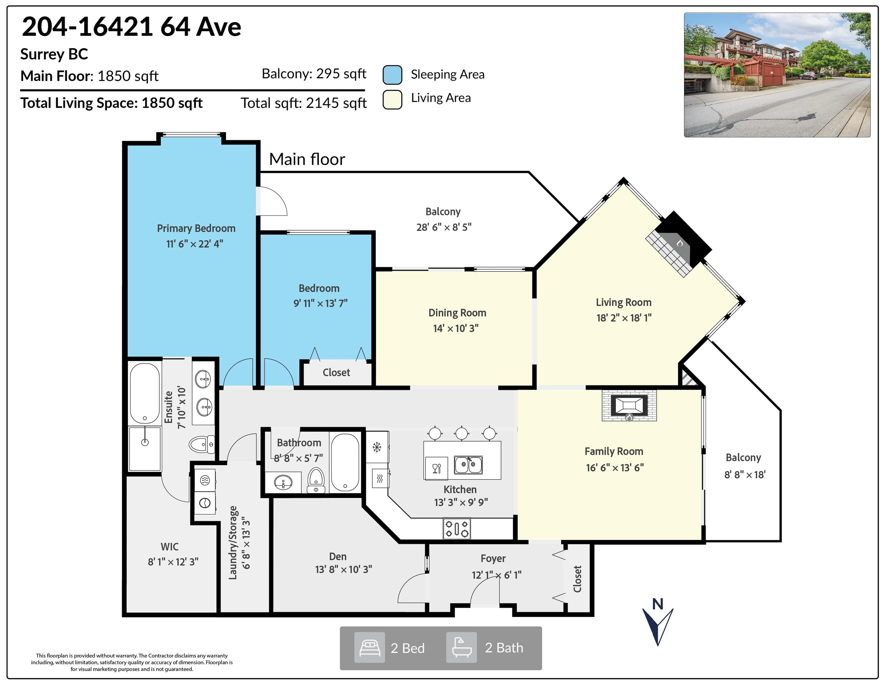 204 - 16421 64 Avenue, Surrey, V3S 6V7 — photo 2