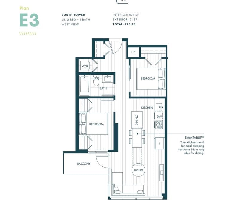 2501 - 10448 University Drive, Surrey, V3T 0S7 — photo 2