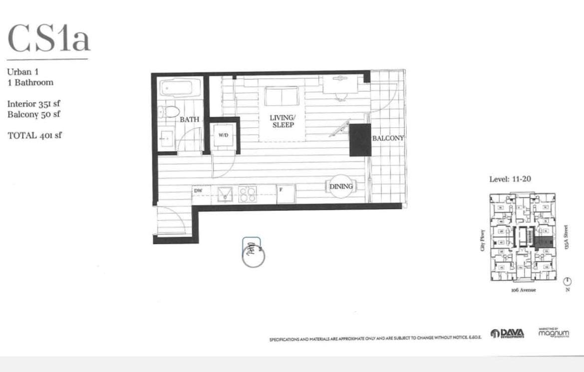 1201 - 10626 City Parkway, Surrey, V3T 0S3 — photo 5