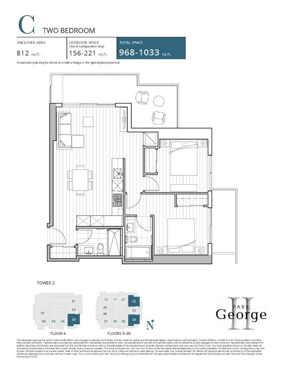 1302 - 13778 100 Avenue, Surrey, V3T 0V3 — photo 4