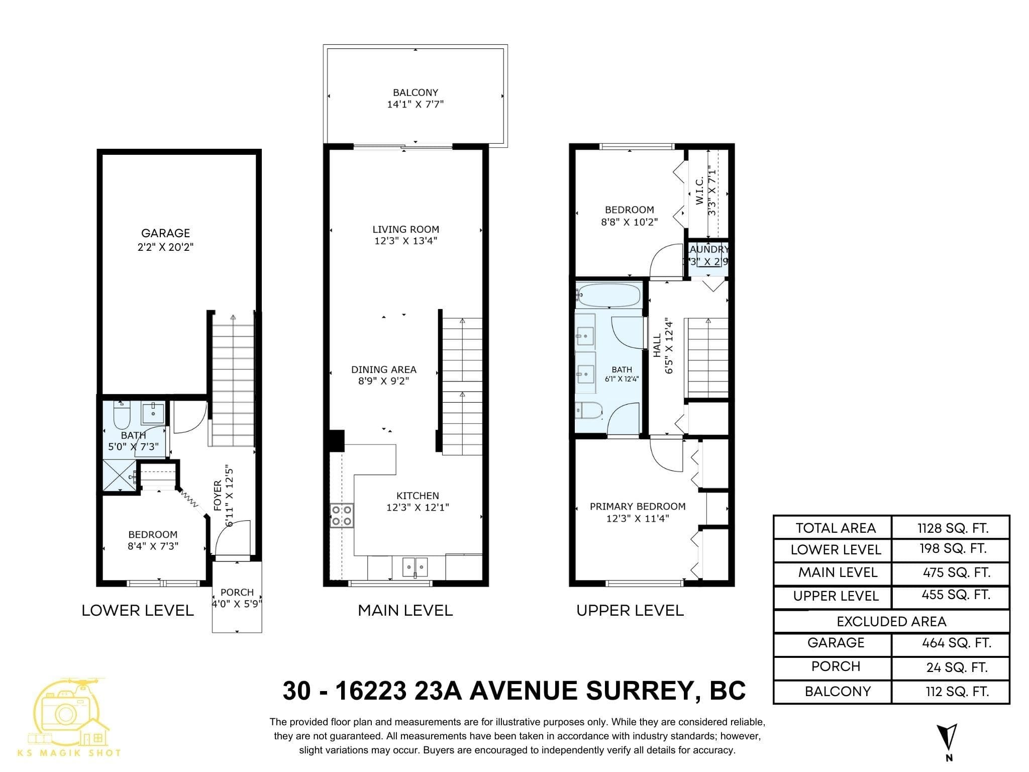 30 - 16223 23a Avenue, Surrey, V3Z 6P4 — photo 4