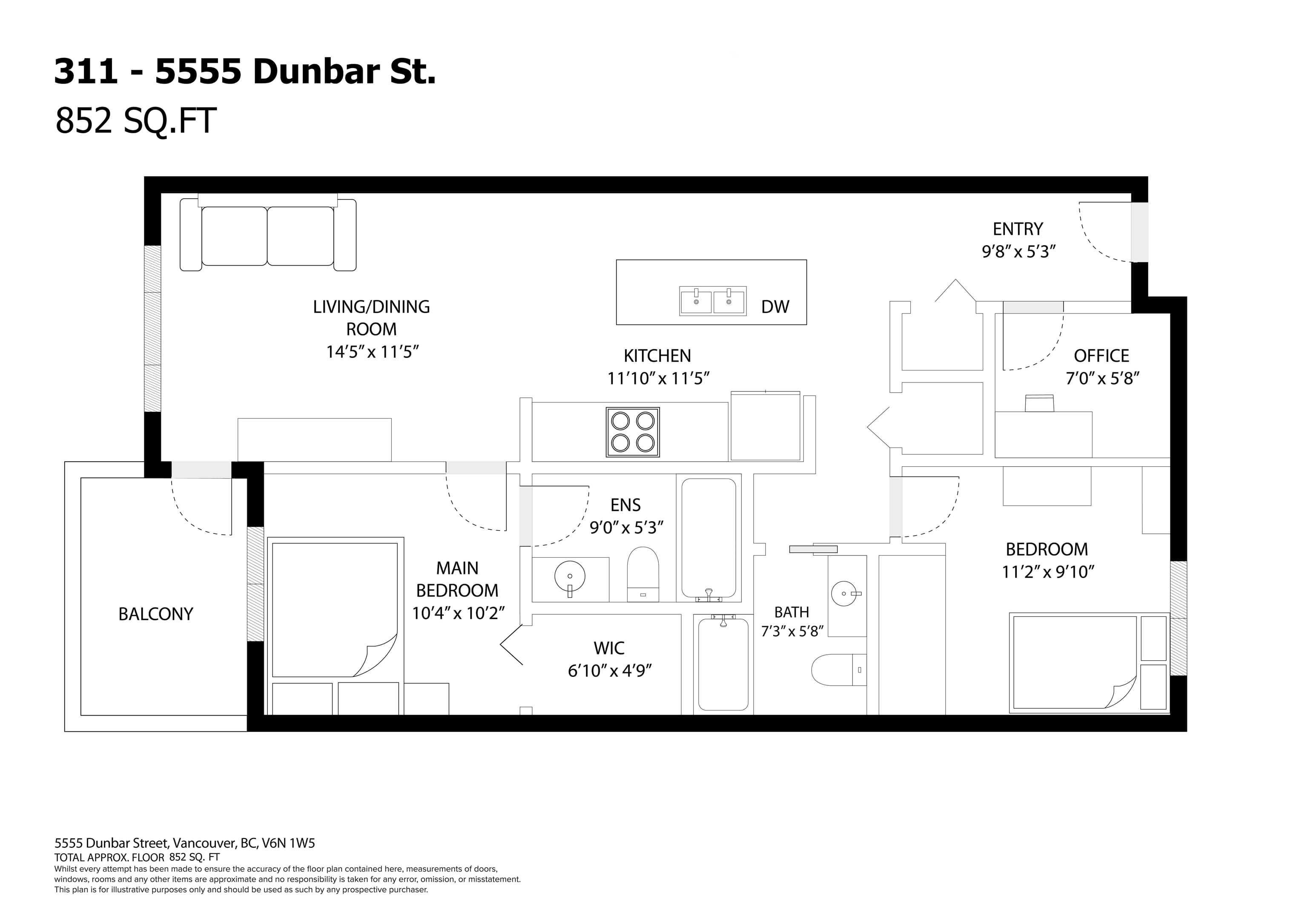 311 - 5555 Dunbar Street, Vancouver, V6N 1W5 — photo 2
