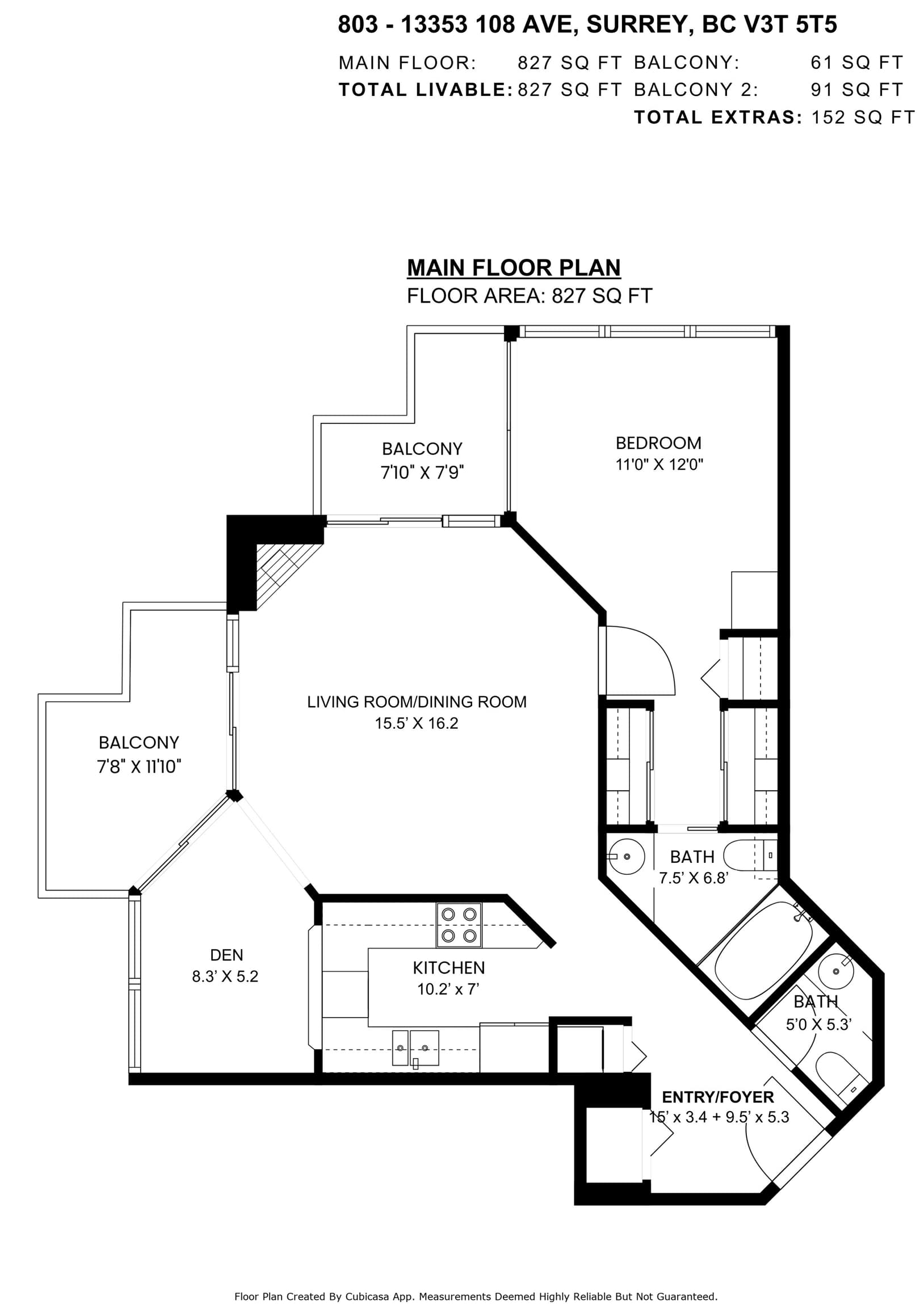 803 - 13353 108 Avenue, Surrey, V3T 5T5 — photo 2