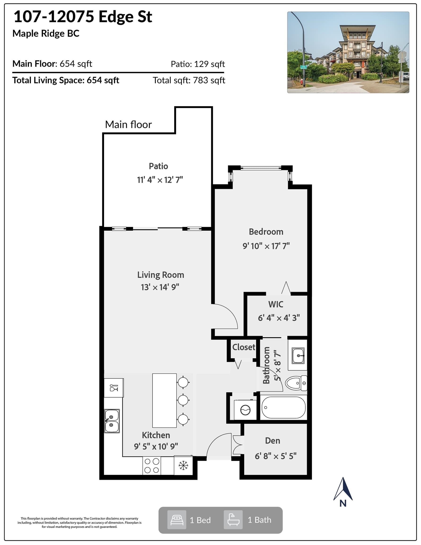 107 - 12075 Edge Street, Maple Ridge, V2X 9E6 — photo 2