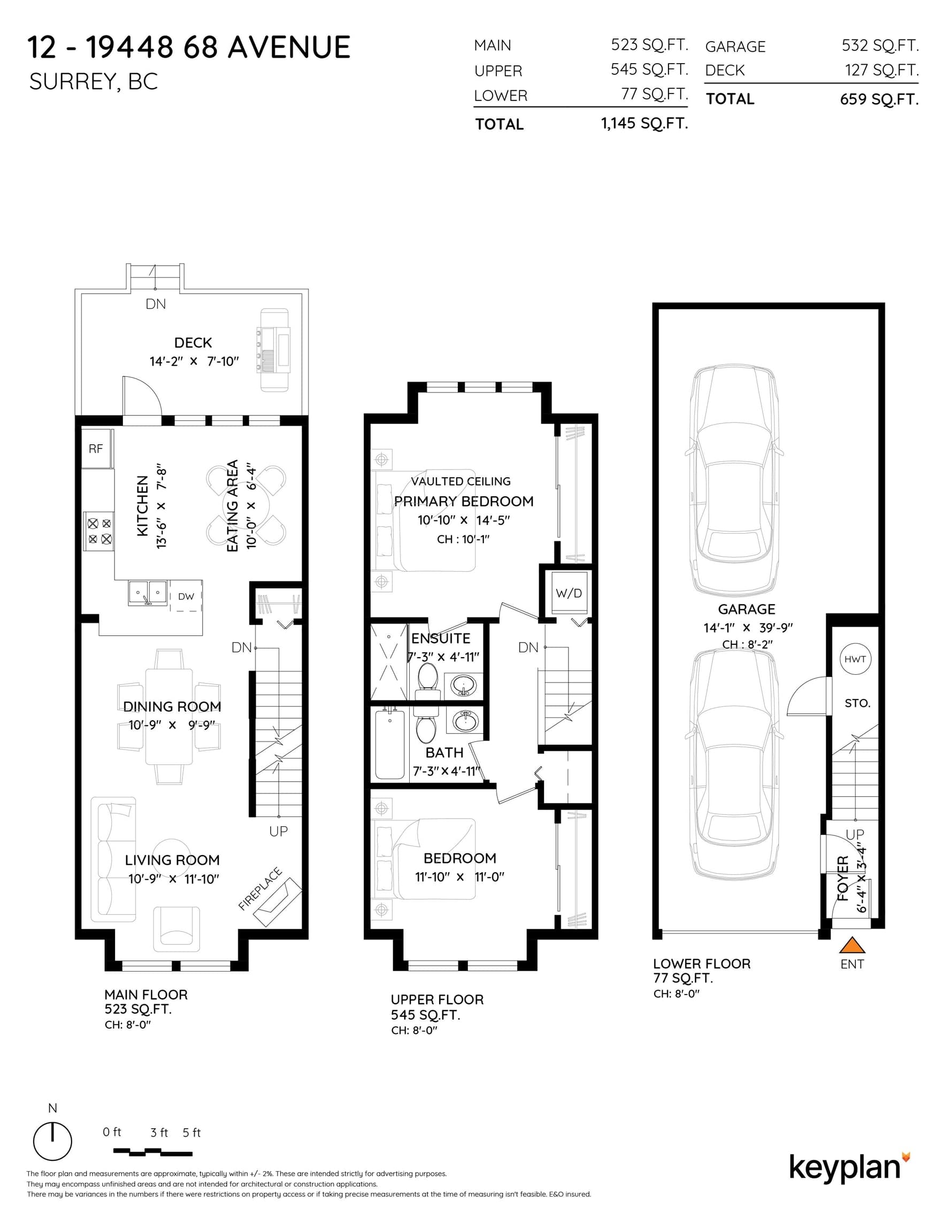 12 - 19448 68th Avenue, Surrey, V4N 5V5 — photo 3