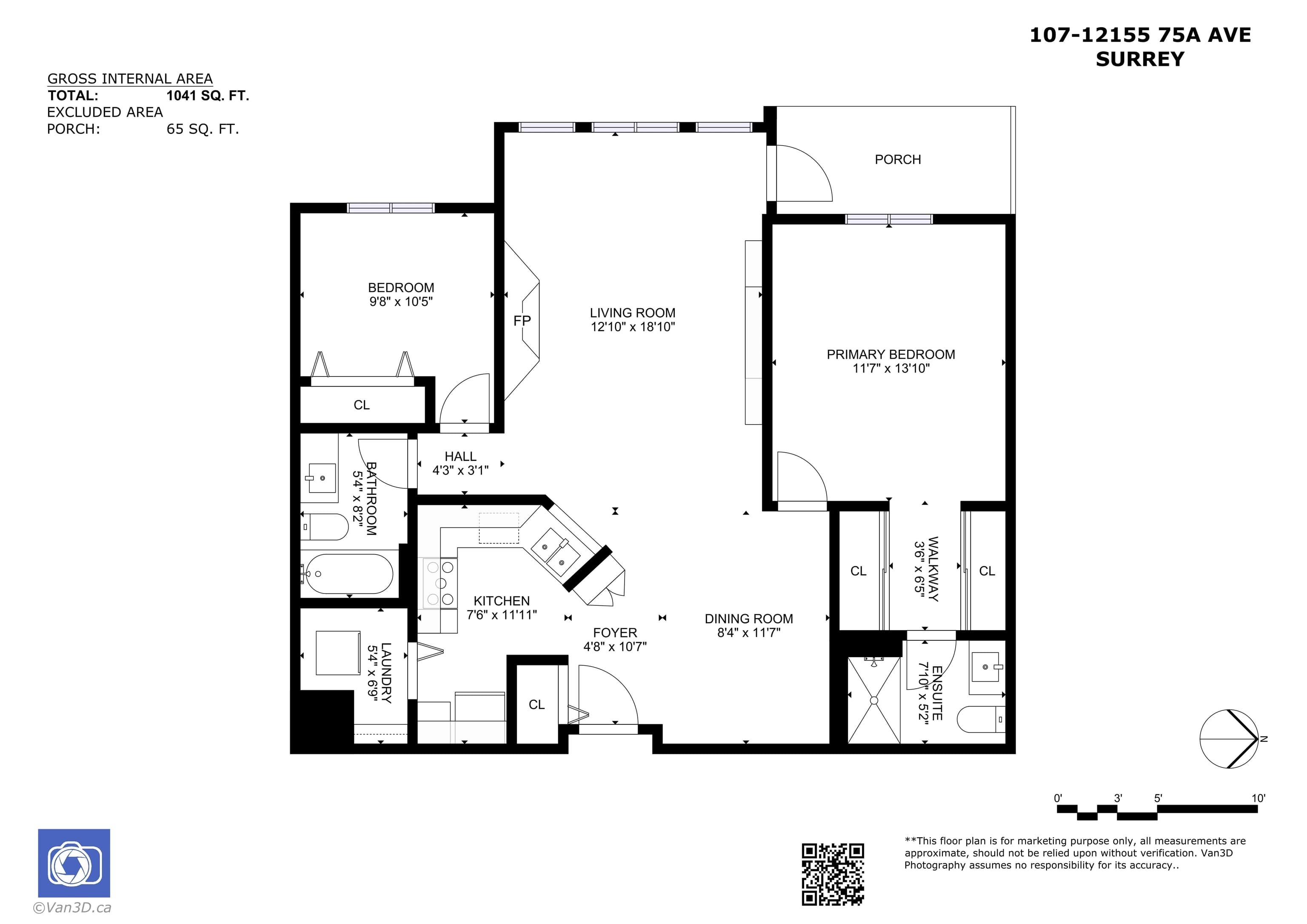 107 - 12155 75a Avenue, Surrey, V3W 1B9 — photo 2