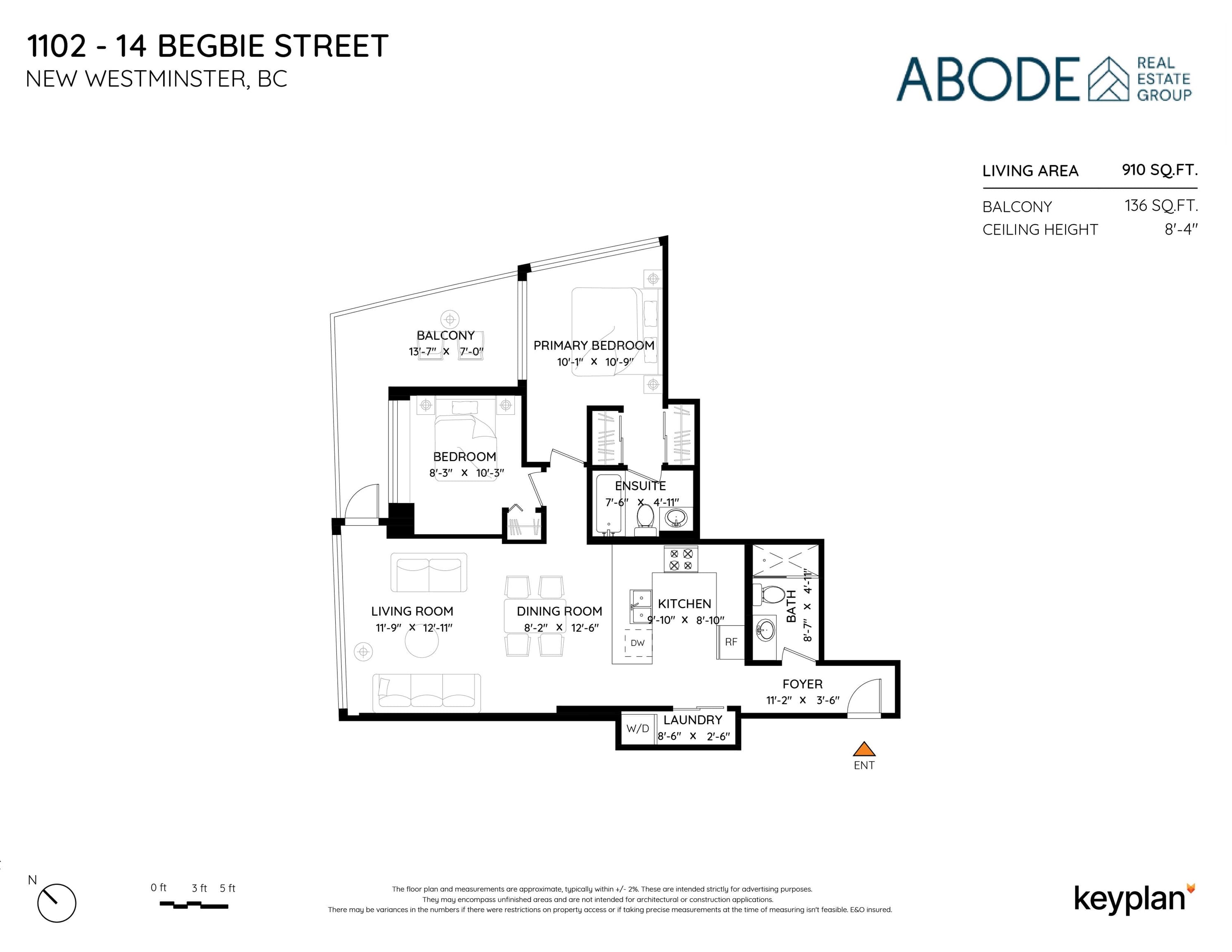 1102 - 14 Begbie Street, New Westminster, V3M 0C4 — photo 2