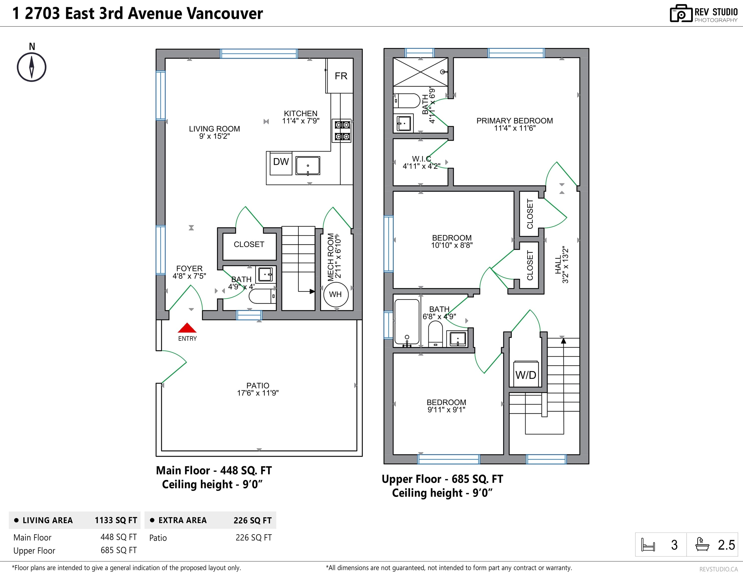 1 - 2703 East 3rd Avenue, Vancouver
