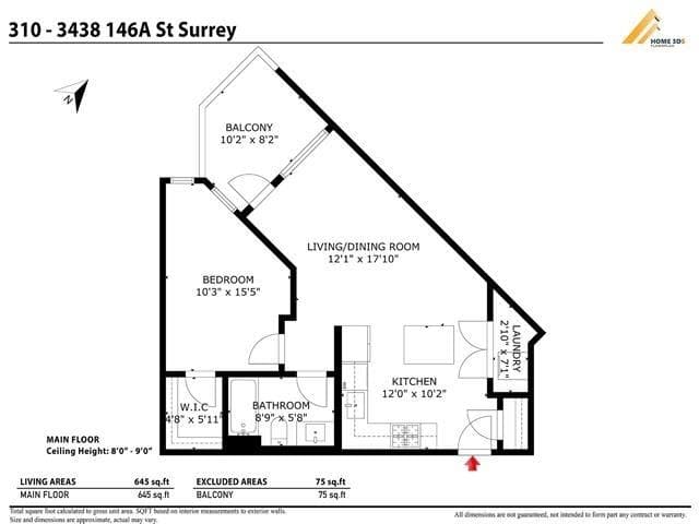 310 - 3438 146a Street, Surrey, V4P 0J1 — photo 3