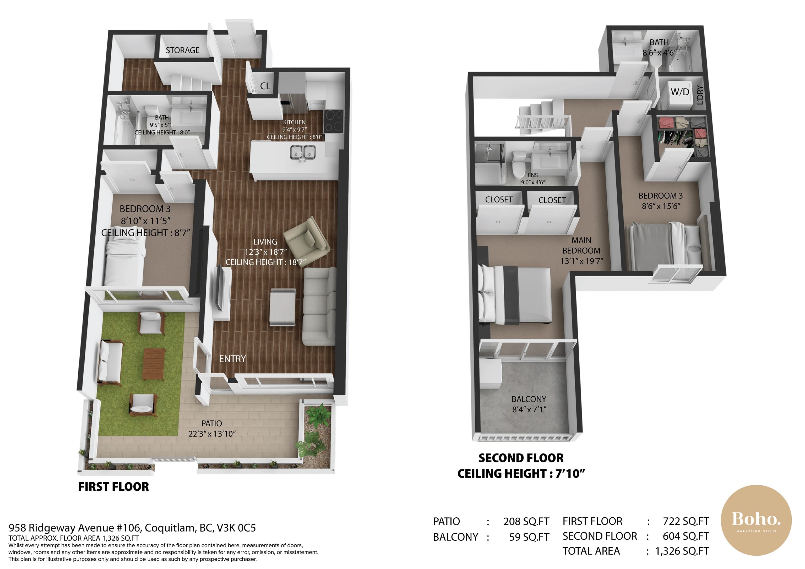 106 - 958 Ridgeway Avenue, Coquitlam, V3K 0C5 — photo 3