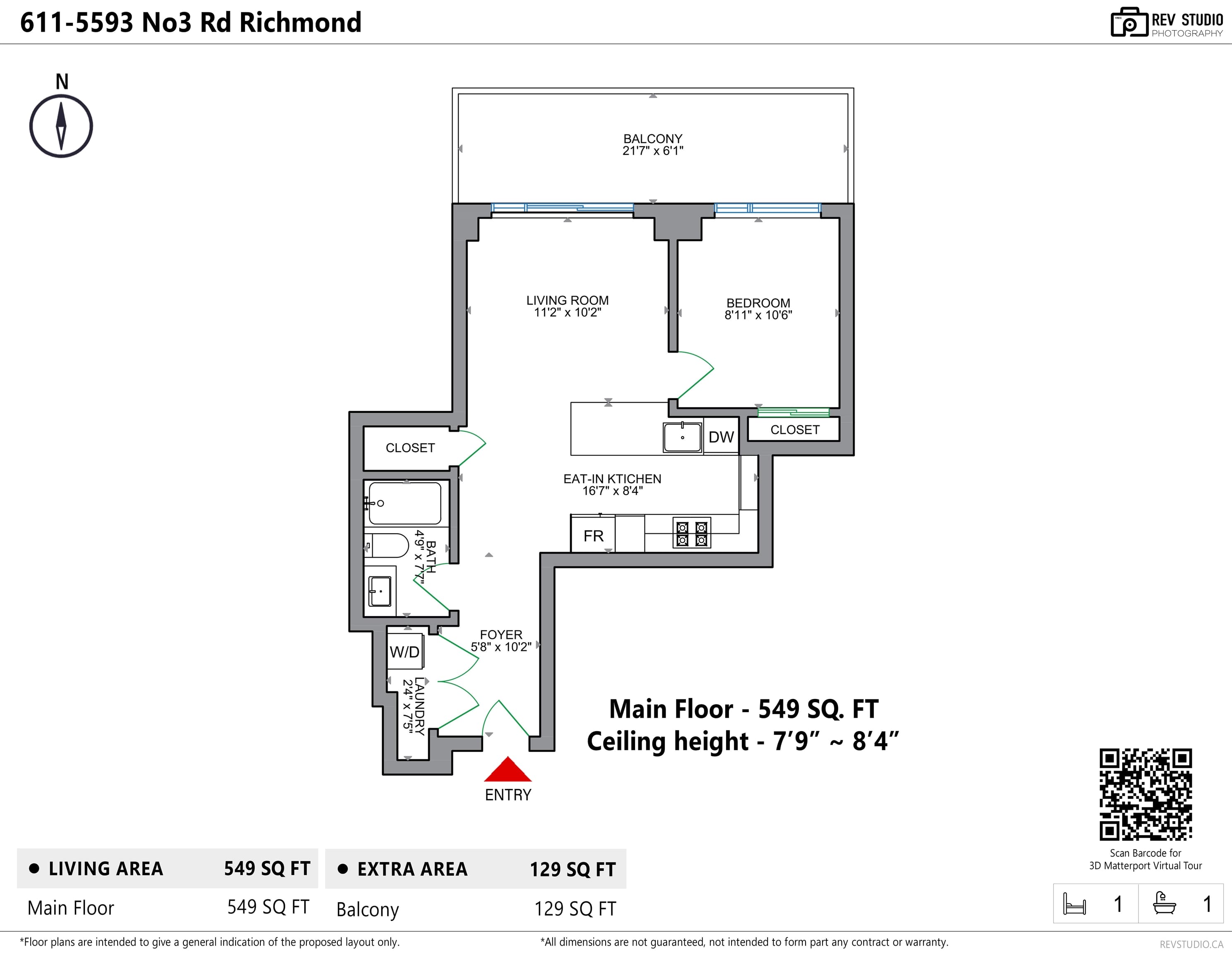 611 - 5593 No. 3 Road, Richmond, V6X 0X6 — photo 5