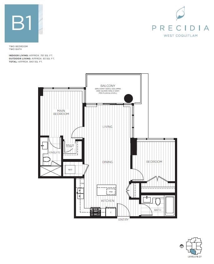 1607 - 699 Whiting Way, Coquitlam, V3J 0N7 — photo 2