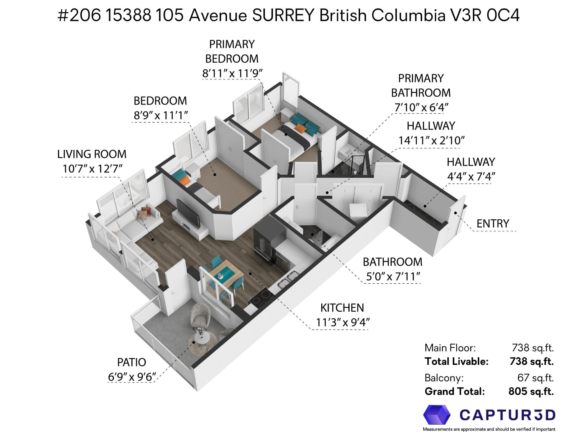 206 - 15388 105 Avenue, Surrey, V3R 0C4 — photo 2